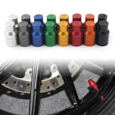 2pcs Universal Wheel Air Tire Valve Stem Caps Covers fit Motorcycle Car Trucks - Image 1 of 4