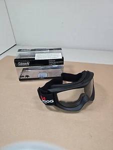 Coleman MadDog Black Outdoor ATV UTV Riding Goggles With Adjustable Strap, New - Picture 1 of 10