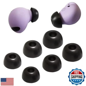 Luckvan Foam Ear Tips for Samsung Galaxy Buds 2 Pro - 3 Pairs Memory Foam Tip - Picture 1 of 5