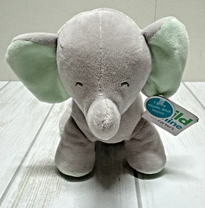 Carter’s Child of Mine Musical Gray Elephant Plush Stuffed Baby Toy 2016 w/tags - Picture 1 of 9