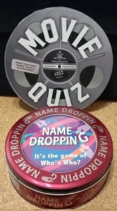 Institute of Games & Puzzles "Movie Quiz" & Cheatwell "Name Dropping" Games - Picture 1 of 14
