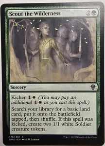 MTG Magic The Gathering Card Scout the Wilderness Sorcery Green Dominaria United - Picture 1 of 2