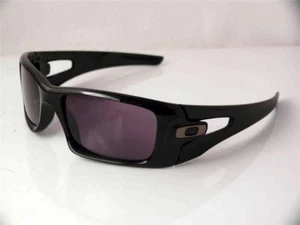 OAKLEY SUNGLASSES CRANKCASE 009165-01 BLACK FRAME WARM GREY LENSES NEW VERY RARE - Picture 1 of 6