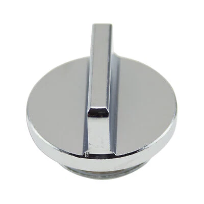 CNC Aluminum Filler Chrome For Kawasaki Ninja ZX CNC Dexter Engine Oil Cap Fluid - Image 1 of 3