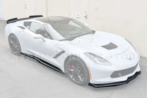 For 14-19 Corvette C7 Z06 Stage 2 Performance Package PRIMER BLACK Full Body Kit - Foto 1 di 12