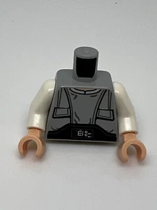 Lego Star Wars Torso Lobot - Bluish Gray With Light Nougat Hands A34 - Picture 1 of 2