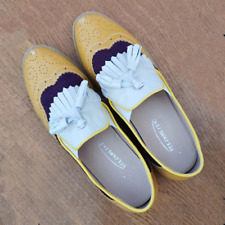 2021 Women's Oxford flat shoes pu flat shoes summer retro lace-up slippers