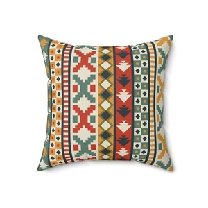 Geometric Decorative Pillow, Multicolor Cover, Throw Pillow, Home Decor, USA - Picture 1 of 13