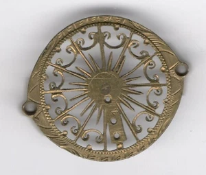 Brücke aus Uhrwerk einer alten Taschenuhr (Spindeluhr) - Bild 1 von 1