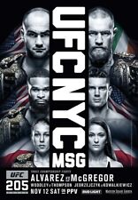 Fight Poster UFC 205 Conor McGregor vs. Eddie Alvarez 11X16 Tyron Woodley