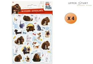 Secret Life of Pets Sticker Sheets 4 Sheets Party Supplies FAST SHIPPING - Picture 1 of 1