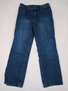 Eddie Bauer Jeans Womens 10 (32x30) Boyfriend Relaxed Flannel Lined High Rise - Bild 1 von 11
