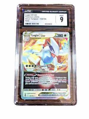 Lugia VSTAR Ultra Rare #139 - CGC MINT 9 - 2022 Silver Tempest - Pokemon TCG - Image 1 of 3