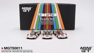 Mini GT 1:64 Porsche 963 Penske Motorsport 2023 24 horas de Le Mans 3pk MGTS0011 - Imagen 1 de 6