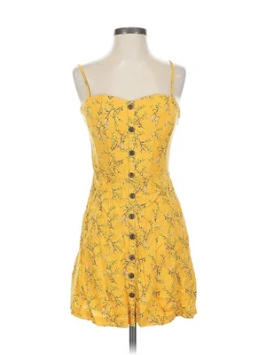 Vestido de cóctel Kimchi azul amarillo para mujer 4 Foto 1 de 4