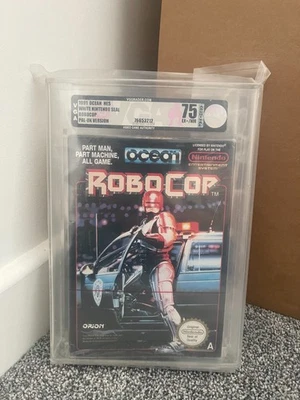 Nintendo Nes ROBOCOP Vga 75 Graded Pal Red Strip New Factory Sealed - Image 1 of 2