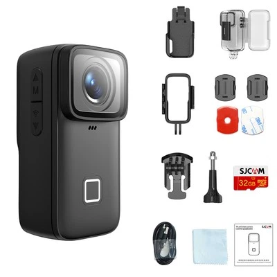 4K Waterproof Body Camera Ultra HD Action Camera 6-Axis Gyro Anti Shake Sport - Image 1 of 4