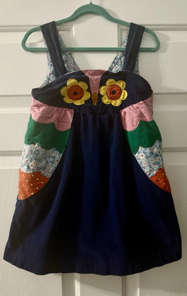 Jersey de pana Mini Boden azul marino búho con adorables detalles. (5-6 años) Foto 1 de 4