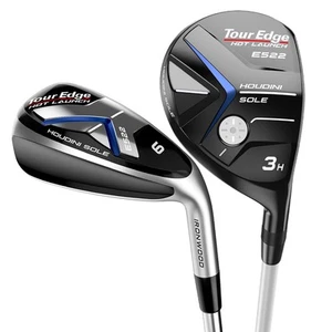 NEW Tour Edge E522 Combo Hybrid 4-PW Irons KBS Max Steel Stiff - Picture 1 of 1