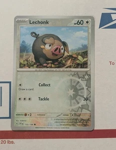 Lechonk Reverse Holo - 155/198 - Scarlet & Violet Base Pokemon 2023 - Bild 1 von 1