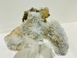 Aguja Cuarzo con Calcita Resplandor Pureza y Mayor Alineación Soporte 200g - Imagen 1 de 14