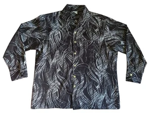 Camisa De Colección Don Loper Duque de Hollywood Abotonada Manga Larga 1X Grande - Imagen 1 de 6