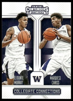 2016 Panini Contenders Draft Picks #2 Dejounte Murray / Marquese Chriss - Image 1 of 2