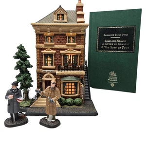 Department 56 Sherlock Holmes 221B Light Up Christmas Village 58601 Complete - Picture 1 of 6