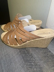 Sandalias Naturalizer Slip On Cuña N5 Tostadas Cómodas Playa Para Mujer 8.5 - Imagen 1 de 4