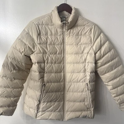 Chaqueta acolchada de plumón Eddie Bauer para mujer talla grande EB650 ligera empacable con cremallera Foto 1 de 4