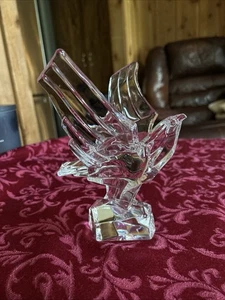 Cristal de Sevres Frankreich schwere feine Kristall Adler Figur signiert EUC - Bild 1 von 10