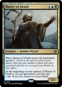 Master of Death [Murders at Karlov Manor Commander] Magic MTG - Picture 1 of 1