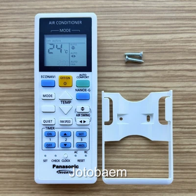 A/C Remote Control for Panasonic CS/CU-RZ25WKR, CS/CU-RZ35WKR PLUS WALL HOLDER - Image 1 of 2