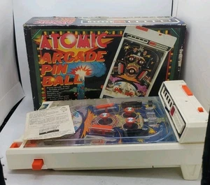 Atomic Arcade Pin Ball Game Japan Vintage Boxed Parts or Display Only - Picture 1 of 20