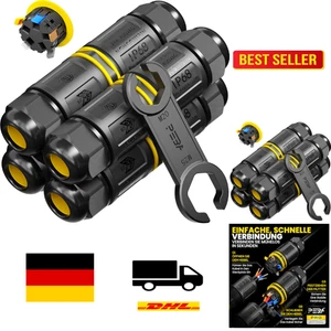 PEBA Kabelverbinder IP68 5-polig Abzweigdosen Verbindungsbox Verbindungsmuffe... - Bild 1 von 8