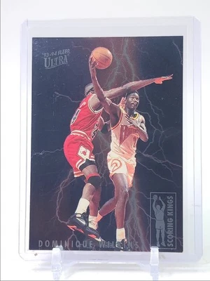 DOMINIQUE WILKINS 1993-94 FLEER ULTRA SCORING KINGS BASKETBALL HAWKS Q3562 - Image 1 of 2