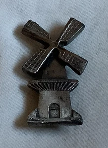 Vintage Zinn Windmühle Anstecknadel Brosche 1,25" - Bild 1 von 5