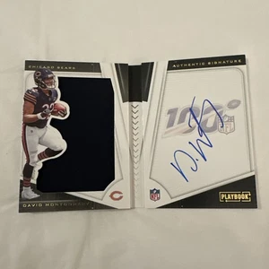 Playbook 2019 David Montgomery camiseta de novato folleto automático/125 RPA parche radiocontrol - Imagen 1 de 6