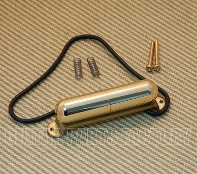 PU-LSA70B-G Artec Alnico Gold Lipstick Guitar Pickup Bridge w/Screws - Image 1 of 2