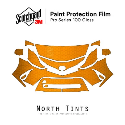 Kit de sutiã transparente Toyota Prius V 2015-2017 3M PRO PreCut filme de proteção de pintura PPF - Imagem 1 de 4