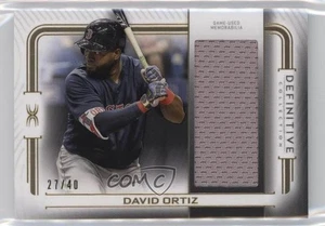 2023 Topps Definitive Collection Jumbo Relic /40 David Ortiz #DJR-CSA HOF - Picture 1 of 3
