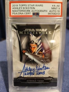 Ashley Eckstein As Ahsoka Tano - 2019 Topps Star Wars Masterwork Auto PSA 9 - Picture 1 of 2