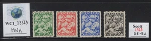 WC1_23569.NETHER. SURINAME. 1929 GREEN CROSS SOCIETY set. Sc. B8-B11. MNH - Picture 1 of 1