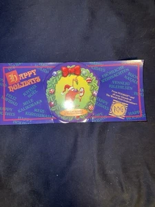 Giant Happy Holidays Pog Rare Pogs vintage sealed pack pog milk caps - Bild 1 von 2