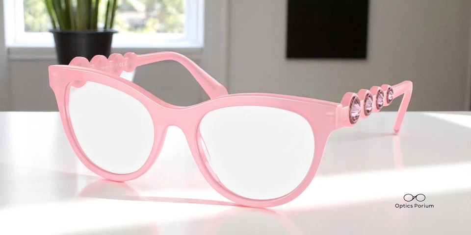 Gafas para mujer SWAROVSKI SK2025 2001 rosa ópalo lentes de demostración 52 mm Foto 1 de 4