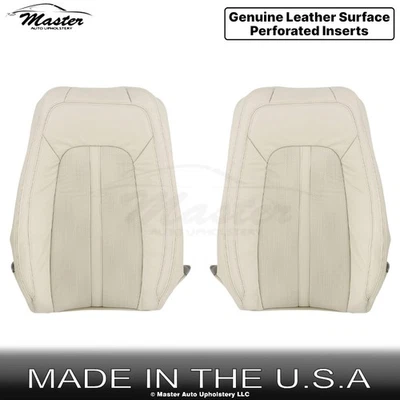Fundas de asiento delanteras Cappuccino 2017-2020 para Lincoln MKZ cuero perfecto Foto 1 de 4