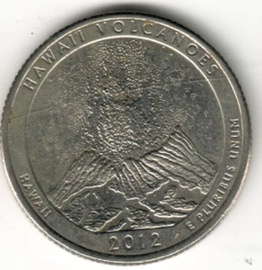 USA - 2012D - Washington ¼ $ - Hawai'i Volcanoes - Low Mintage - #16554 - Picture 1 of 2