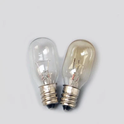 5x E12 Screw Base Night Light Indicator Light Bulb 24V 30V 110V 220V Warm Yellow - Image 1 of 3