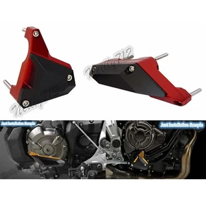 Engine Case Crash Pad Slider Protector Red For 2014-2016 YAMAHA MT-07 FZ-07 RM04 - Picture 1 of 6