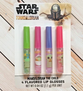 Aromatisierte Lippenglanz (4 Geschmacksrichtungen) Star Wars Mandalorian The Child 0,04 oz pro Einheit - Bild 1 von 2